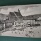 vedere carte postala BRASOV 1927 -PIATA BISERICA NEAGRA ,circulata