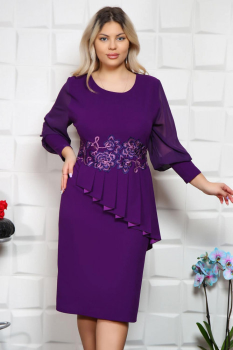 Rochie de ocazie Bell Mouve - 52Marimea