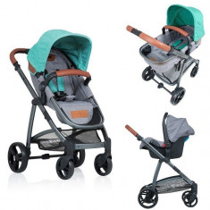 Carucior Kiddo Jazz 3 in 1 Transformabil Mint foto