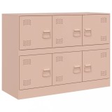 Cumpara ieftin Dulap, roz, 99x39x73 cm, otel