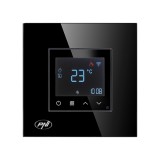 Termostat inteligent PNI CT25B WiFi pentru centrala termica pe gaz, montaj incastrat, 16A, control din aplicatia Tuya Smart, pro