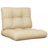 Cumpara ieftin Perne pentru paleti, 2 buc., bej, material textil