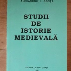 Studii de istorie medievala- Alexandru I. Gonta