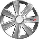 Set capace roti auto Cridem GTX Carbon 4buc - Argintiu - 16&#039;&#039; CRI1635CASI