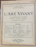 L'Art Vivant Revista Franceza, Nr. 8, Aprilie 1925, Larousse, Stare Buna, 40 Pagini