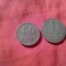 2 Monede 50 Bani si 1 leu 1947 , bronz , cal. F.Buna