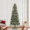 vidaXL Brad de Crăciun artificial cu suport Verde 96 x 96 x 240 cm PVC 3395842