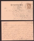 Austria 1889 Old postcard Postal stationery Franzensbad DB.024