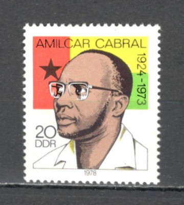 D.D.R.1978 5 ani moarte A.Cabral-luptator ptr. libertate SD.448 foto