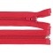 Fermoar spiralat detasabil Crisalida, lungime 30 cm Rosu