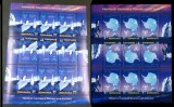 Fauna, pinguini - Protejați Regiunile Polare și Ghețarii, minicoli de 9 timbre 2009, LP 1829c, MNH, Nestampilat