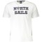 Tricou barbati, cu imprimeu cu logo, Regular fit, Alb, M