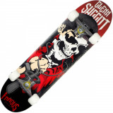 Skateboard Action One, ABEC-7 Aluminiu, 79 x 20 cm, Negru, Famous Skull