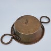 Tigaie Cupru Veche Vintage Handmade Franta - Decor Rustic, Diametru 16cm