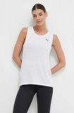 Puma top de antrenament Favorite culoarea alb 520257