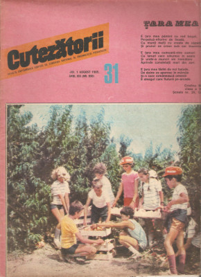 Revista Cutezatorii nr.31-1985 foto