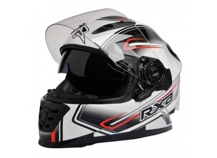 Casca motocicleta Integrala Richa Xenon Graphic marime L culoare Alba Casca motocicleta Integrala Richa Xenon Graphic marime L culoare Alba