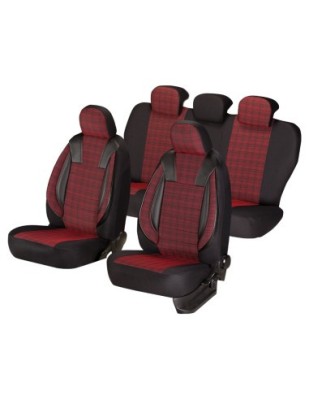 Set huse scaun luxury rosu Universale, Umbrella Rosu foto