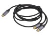 Cablu Vention USB C la 2x RCA Dublu, Aurit, 1.5m, Carcasa Aluminiu, Izolatie Textila