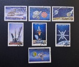 Cuba 1973 - Seria Completă &bdquo;Cercetarea Spațiului Cosmic &rdquo; 7 Valori Ștampilat - Cod: -SW13