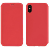 Cumpara ieftin Husa Book Hoco Colorful Silicon pentru iPhone XS Max Rosu