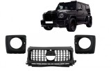 Grila centrala cu carcase faruri Mercedes G-Class W464/W463A Panamericana