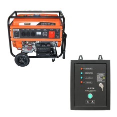 Generator electric pe benzina THOR 7.2 kW, 220/380V, ATS, pornire electrica/manuala