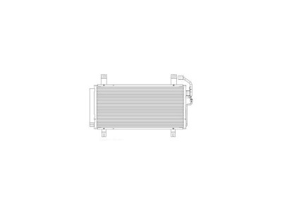Condensator climatizare Mazda 6 (GG, GY), 08.2002-08.2007, motor 1.8, 88 kw; 2.0, 104 kw/108kw benzina, cutie manuala/automata, full aluminiu brazat, foto