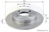 Disc frana OPEL ASTRA H GTC (L08) (2005 - 2016) COMLINE ADC1106