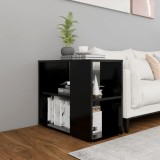 vidaXL Dulap lateral, negru, 60x30x50 cm, PAL
