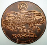 5.557 GERMANIA MEDALIE AUTO VOLKSWAGEN VW KASSEL 25 MILLIONENSCHALT-GETRIEBE 1960-1978