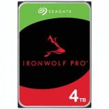 HDD NAS SEAGATE IronWolf Pro 4TB CMR (3.5&quot;, 256MB, SATA 6Gbps, 7200RPM, RV Sensors, Rescue Data Recovery Services 3 ani) WRL: 550TB/year &quot;ST4000NT001&quot;