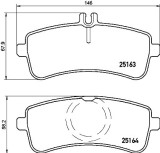 BREMBO P 50 125 PRIME LINE set placute frana,frana disc