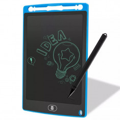 Tableta led grafica pentru scris si desenat creion stylus buton stergere automata albastru