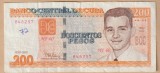 (14) BANCNOTA CUBA - 200 PESOS 2022, PORTRET FRANK PAIS, SEMNATURA MARTA SABINA WILSON GONZALEZ