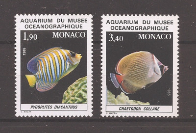 Monaco 1986 - Pește &amp;icirc;n Acvariul Muzeului Oceanografic, MNH foto