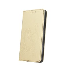 Husa APPLE iPhone SE 2 (2020) - Smart Stamp (Auriu - Heart)