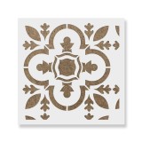 Cumpara ieftin Sablon Perete vopsire, tencuiala 0.7mm Maarja Tile Stencil Refolosibil, model MXSP7286, 900 x 900 mm, Oem