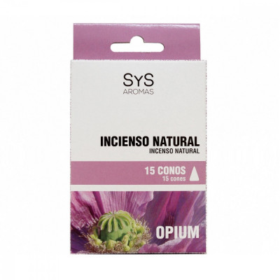 Conuri naturale parfumate SyS Aromas - Opium 15 buc foto