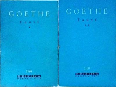 Goethe - Faust, 2 volume foto