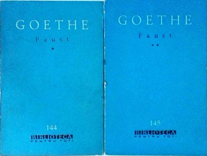 Goethe - Faust, 2 volume