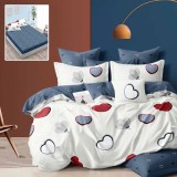 LENJERIE FINET 6 PIESE CU HUSĂ &ndash; 160&times;200 ȘI 180&times;200 (HF6P176) - 160x200