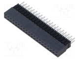 Conector şiruri pini tată 40 PIN 2,54mm aurit THT SAMTEC
