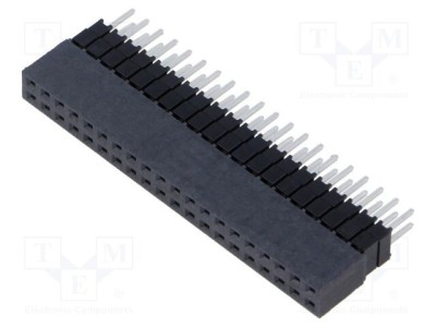Conector şiruri pini tată 40 PIN 2,54mm aurit THT SAMTEC foto