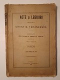 Acte și legiuiri privitoare la chestia țărănească - seria II din domnia Regelui Carol adunate de Radu Rosetti (1908, vol VIII / 8)