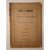 Acte și legiuiri privitoare la chestia țărănească - seria II din domnia Regelui Carol adunate de Radu Rosetti (1908, vol VIII / 8)