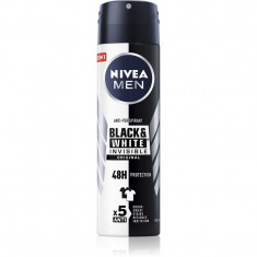Nivea Men Invisible Black & White spray anti-perspirant pentru barbati 100 ml