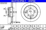 Disc frana ATE 24.0110-0704.1