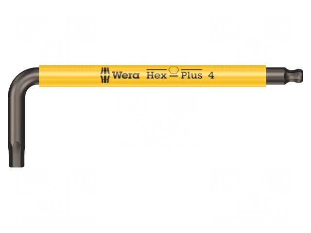 Cheie Imbus Hex-Plus Sferică 4mm 80mm Oțel
