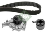 Kit distributie + pompa apa Chevrolet Matiz, Spark; Daewoo Matiz, Matiz, Matiz box / liftback, Tico, motor 0.8; 0.8 LPG, INA